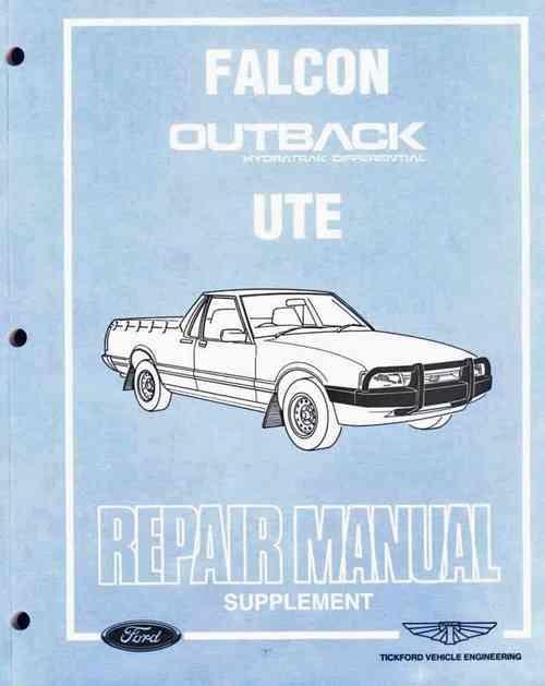 Xg 95 Ford Falcon Ute Workshop Manual